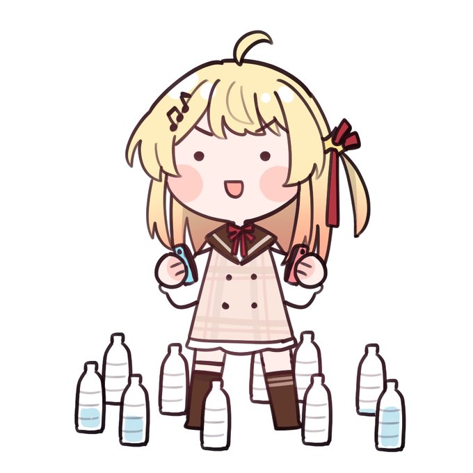 「bangs water bottle」 illustration images(Latest)