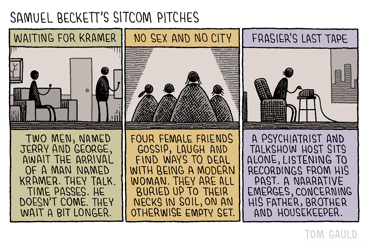 No cartoon from me in this weekend's @GuardianBooks so here's one from a while back.