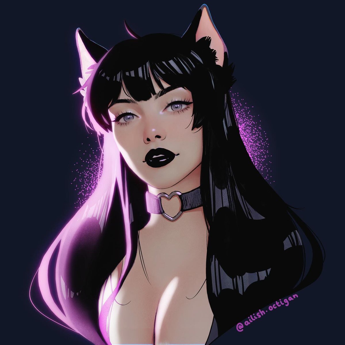 AilishOctigan's tweet photo. This is something I drew for @VladNcl ’s booth at Cyprus Comic Con last month - bit different from my usual style but I always wanted to try something like this and had a lot of fun painting it! #procreateart https://t.co/ztgVnVFZT1