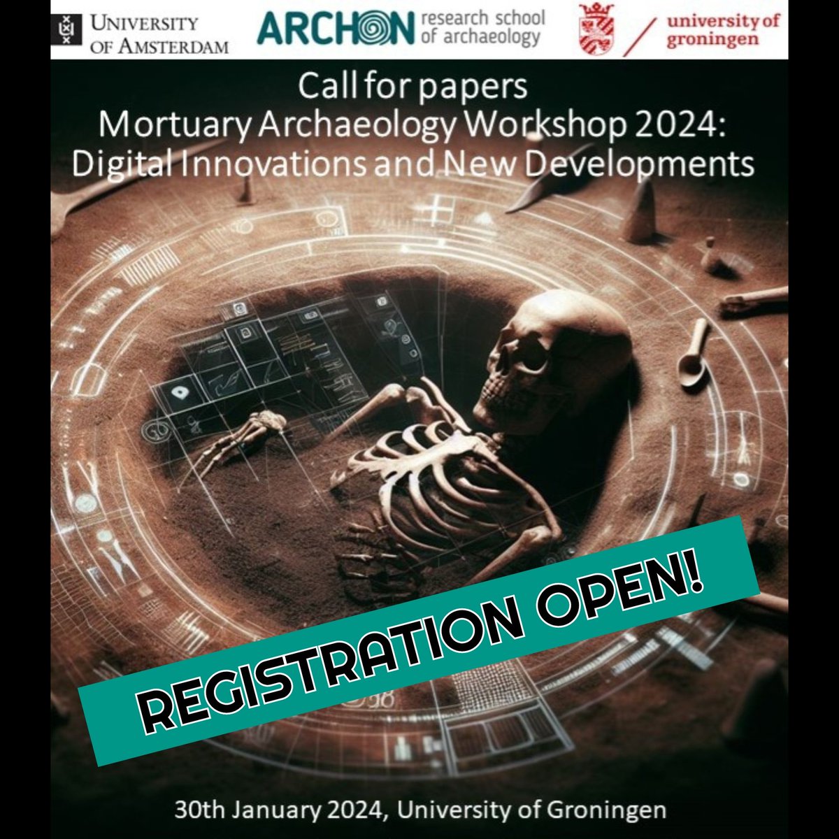 Call for papers and registration! #mortuaryarchaeology archonline.nl/january-2024/m…