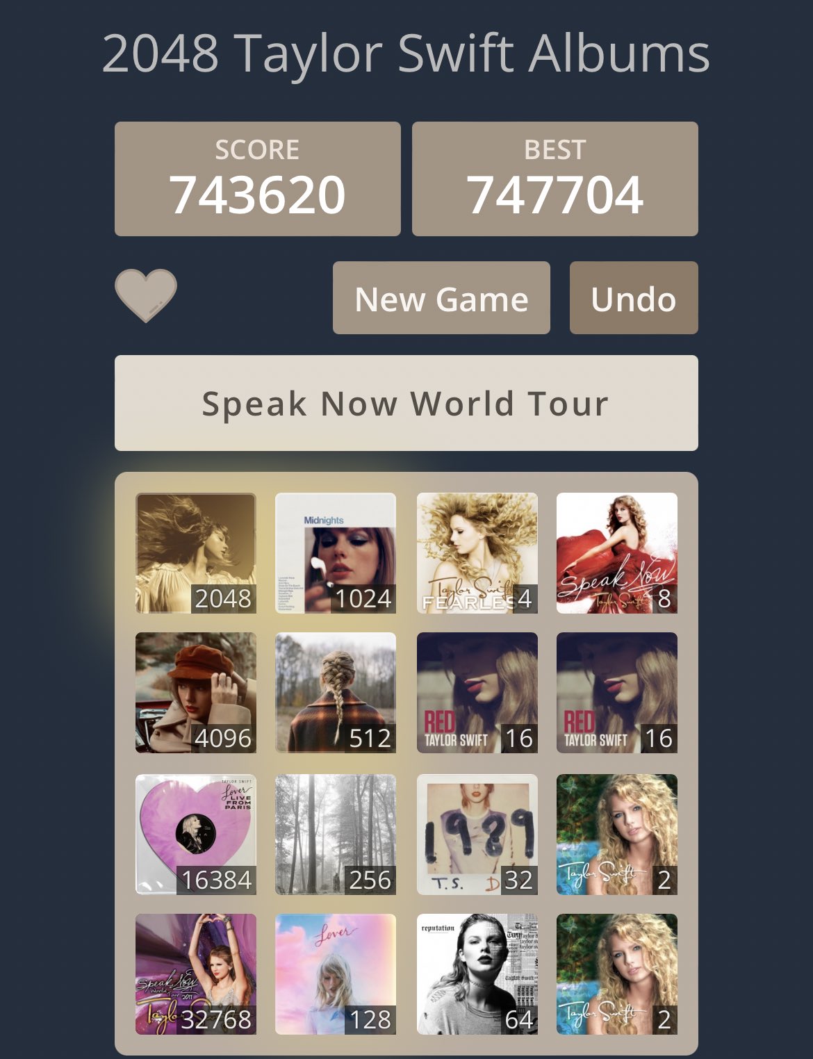 2048 Taylor's Version in 2023