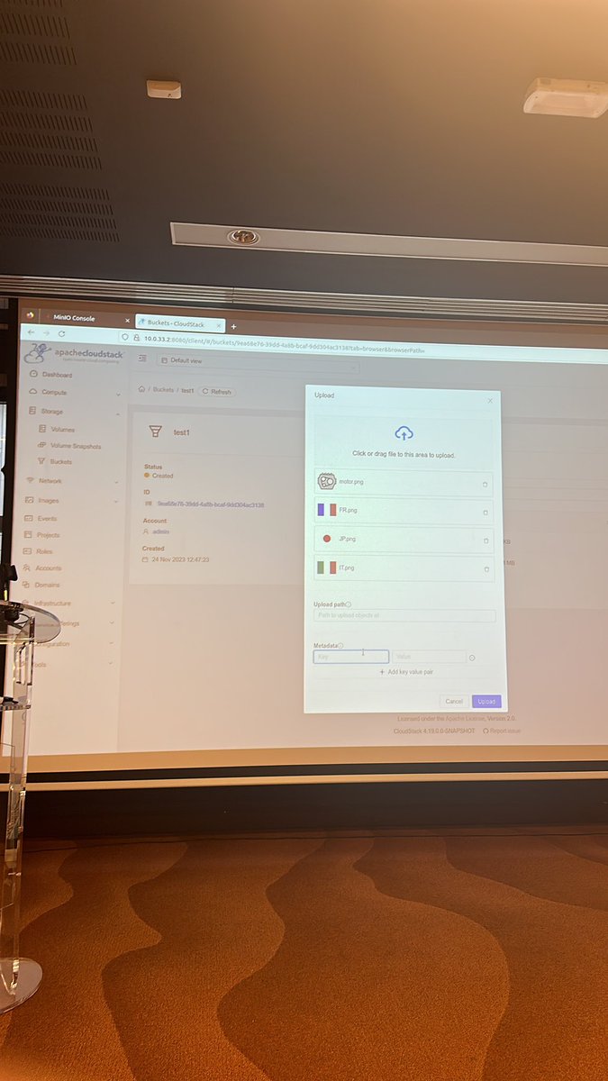kiranchavala's tweet image. Cloudstack object storage integration with Minio is finally here with the 4.19 release  @Minio #CSCollab2023