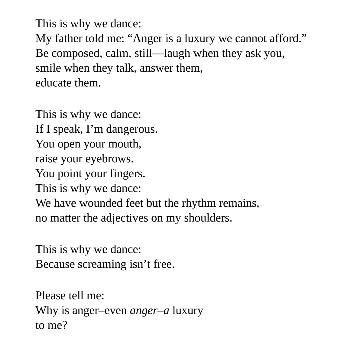 TiredMori13's tweet photo. Mohammed El-Kurd, from Rifqa; "This Is Why We Dance"
#mohammed_el_kurd #rifqa #this_is_why_we_dance #words #poetry #typography #palestinian_literature https://t.co/d4JTzhQjPT