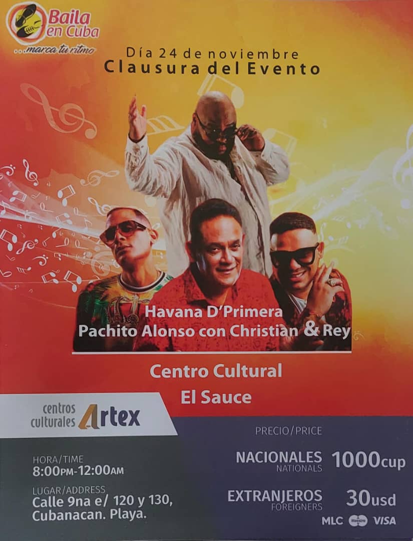DaniaArtex's tweet photo. Esta noche promete con un súper concierto #marcaturitmo #cubaescultura #somosartexcuba #35artex #porloscaminosdelarte https://t.co/LZIJsNrw7I