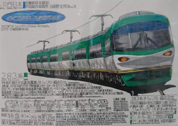 #いい西の日なのでJR西日本の車両を貼る イラストのJR西日本の車両たち 