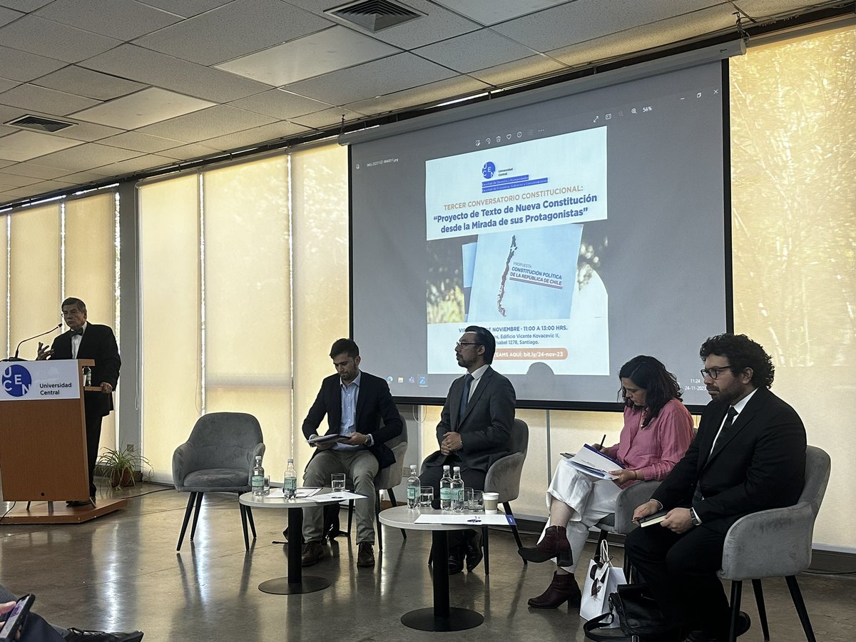 La reflexión en torno a la propuesta constitucional es un desafío que lo hemos asumido desde la <a href="/ucentral_cl/">Universidad Central de Chile</a> 

Decisiones informadas!!

Excelente participación de estudiantes y docentes!!
