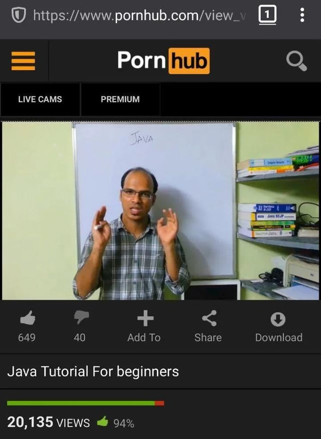 El mejor lugar para ver tutoriales era YouTube, pero desde que tiene mucha publicidad, prefiero usar Pornhub 👌