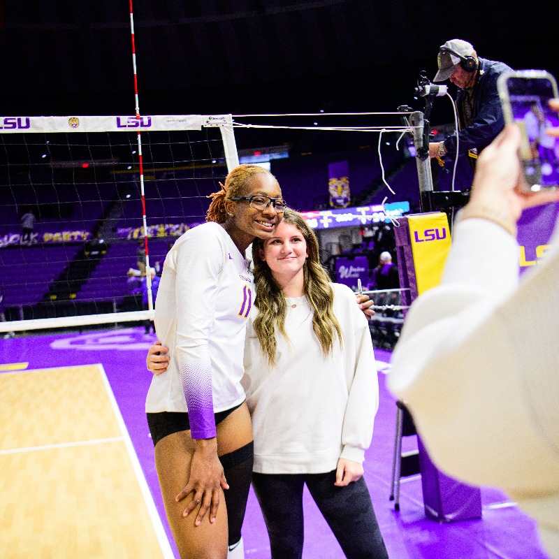 lsuvolleyball's tweet photo. Grow The Game