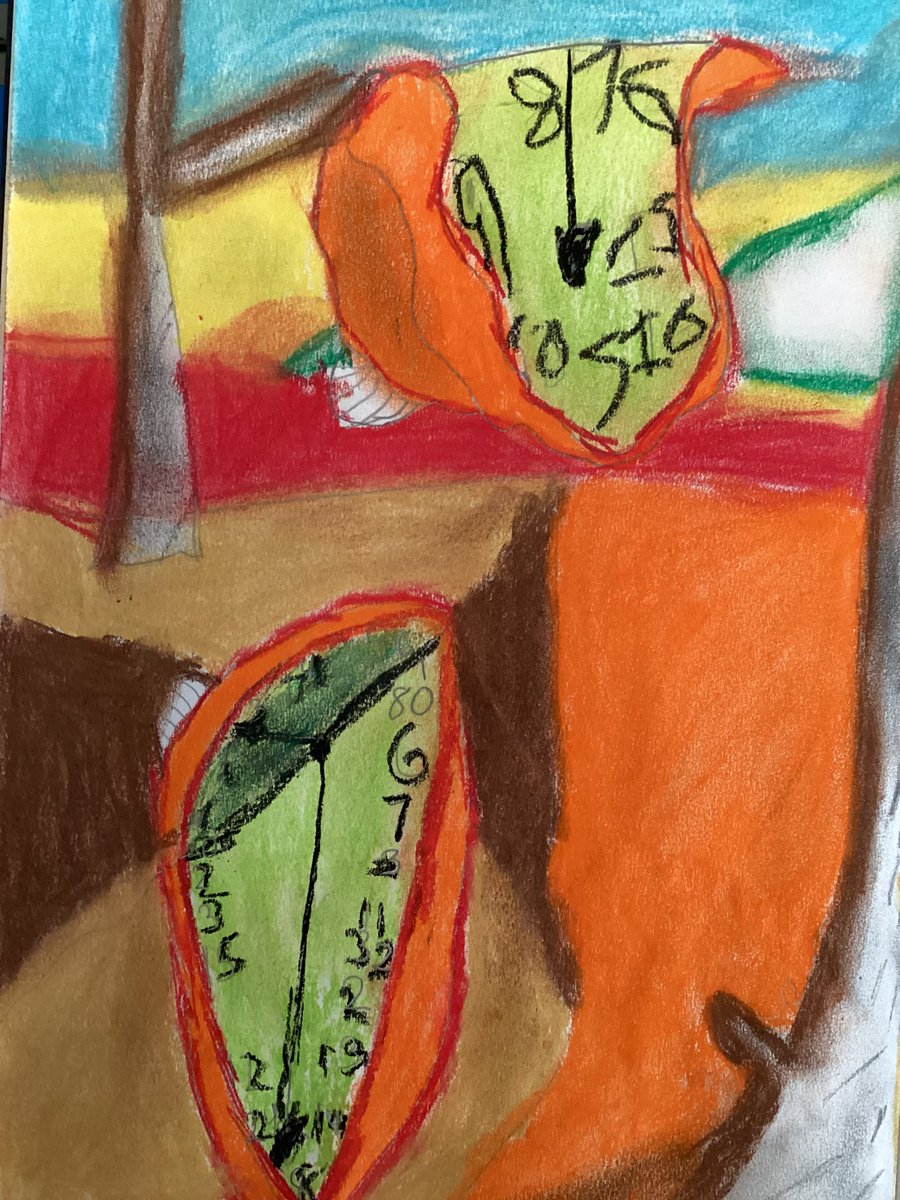 MsSteeleWB's tweet photo. What a wonderful, surreal art week. Our artist study on Salvador Dali has been amazing. The work they have created is stunning. @wild_bank @TrustVictorious https://t.co/G1MtBJ1jYa