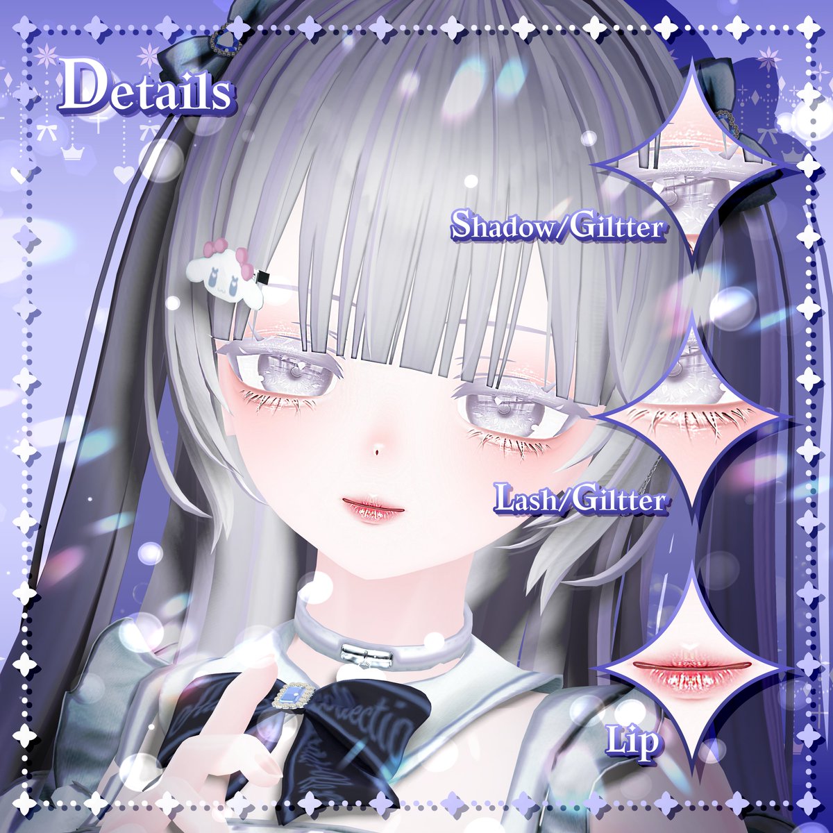 VRC_Cecilia's tweet photo. ❄︎‧˚₊✧*｡*̥❄︎  Follow + RT イベント  ❄︎‧˚₊✧*｡*̥❄︎

Riruru発売記念に 【 Winter Make-up ( for. Riruru ) 】 発売しました。真冬に寒さに上がってくるきれいな血色の感じで製作したメイクです。 複数のリップカラーとキラキラグリッターも用意しましたので、一緒に年末の準備をしてみましょう！

@VRC_Cecilia をフォロー & このツイートをリツイート��てくれる方の中から3名を抽選してフルパッケージをプレゼントします！ 締め切りは12月01日夕方6時までです。(*˘︶˘*).｡.:*♡

https://t.co/At6pV5sdtn

#VRChat #VRC #BOOTH #Riruru3D #ChipieRupi  #リルル3D