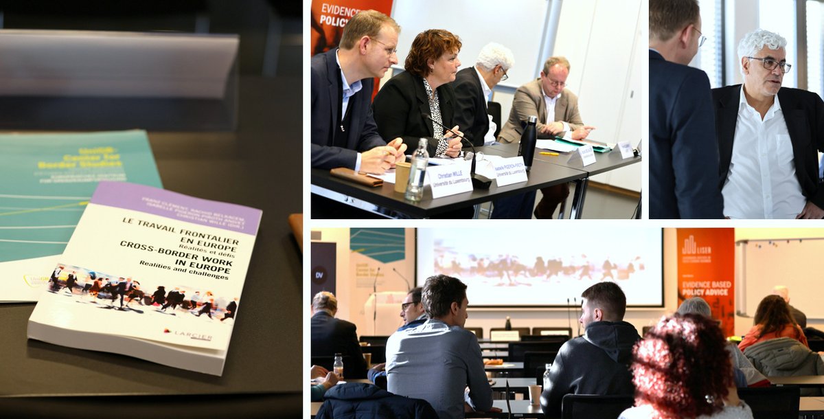 #CrossBorderMobilities – This morning, we had the official launch of the book “Cross-Border Work in Europe” 🇪🇺 with my dear colleagues &amp; co-editors Franz Clement, Isabelle Pigeron-Piroth &amp; Rachid Belkacem
➡️ dip into the new edited book shortn.at/6zAEe1NLU