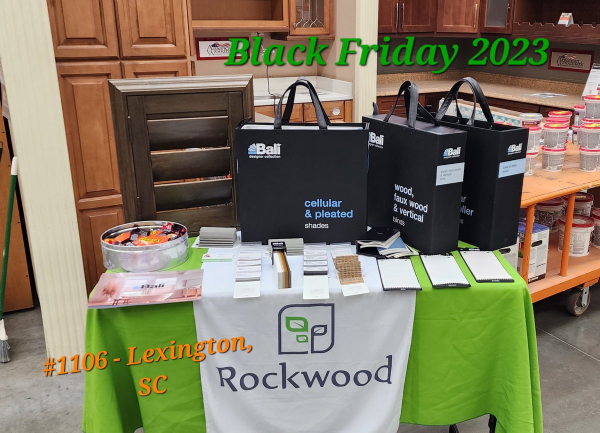 Let Us Do It For You!! Black Friday set up in Lexington, SC! Come on in for savings and dressing up your home! New Bali Designer Collection is here!