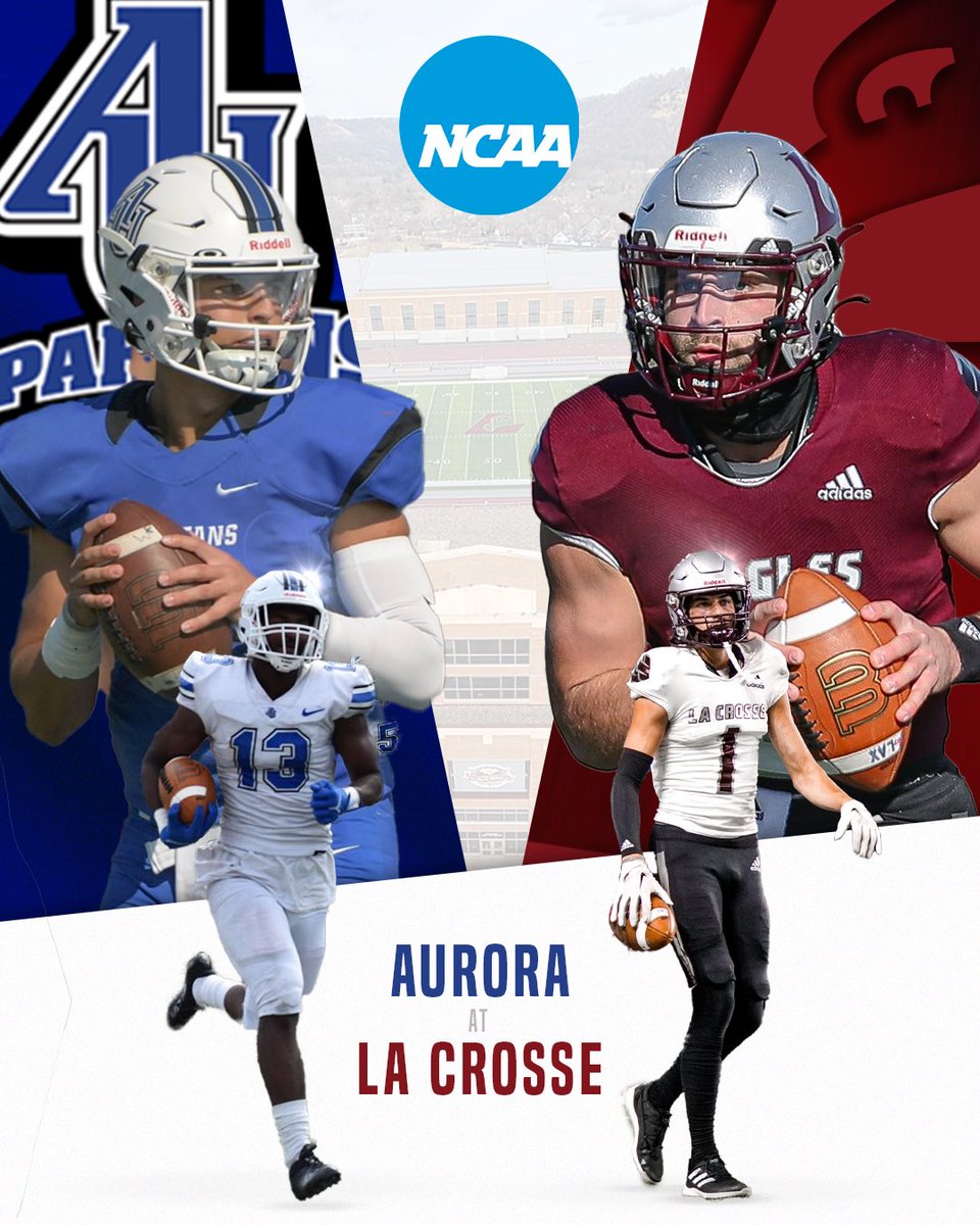 Division 1 Rejects (@d1_rejects) on Twitter photo 𝐀𝐋𝐋 the #D3FB Playoff Matchups 🫡🧵
First up is <a href="/UWLEagleFB/">UW-La Crosse Football</a> hosting <a href="/AU_SpartanFB/">Aurora University Football</a>, the first meeting between these two teams.
The Spartan defense is going to have to have another great performance to stay in this one. 𝐀𝐋𝐋 the #D3FB Playoff Matchups 🫡🧵
First up is <a href="/UWLEagleFB/">UW-La Crosse Football</a> hosting <a href="/AU_SpartanFB/">Aurora University Football</a>, the first meeting between these two teams.
The Spartan defense is going to have to have another great performance to stay in this one.