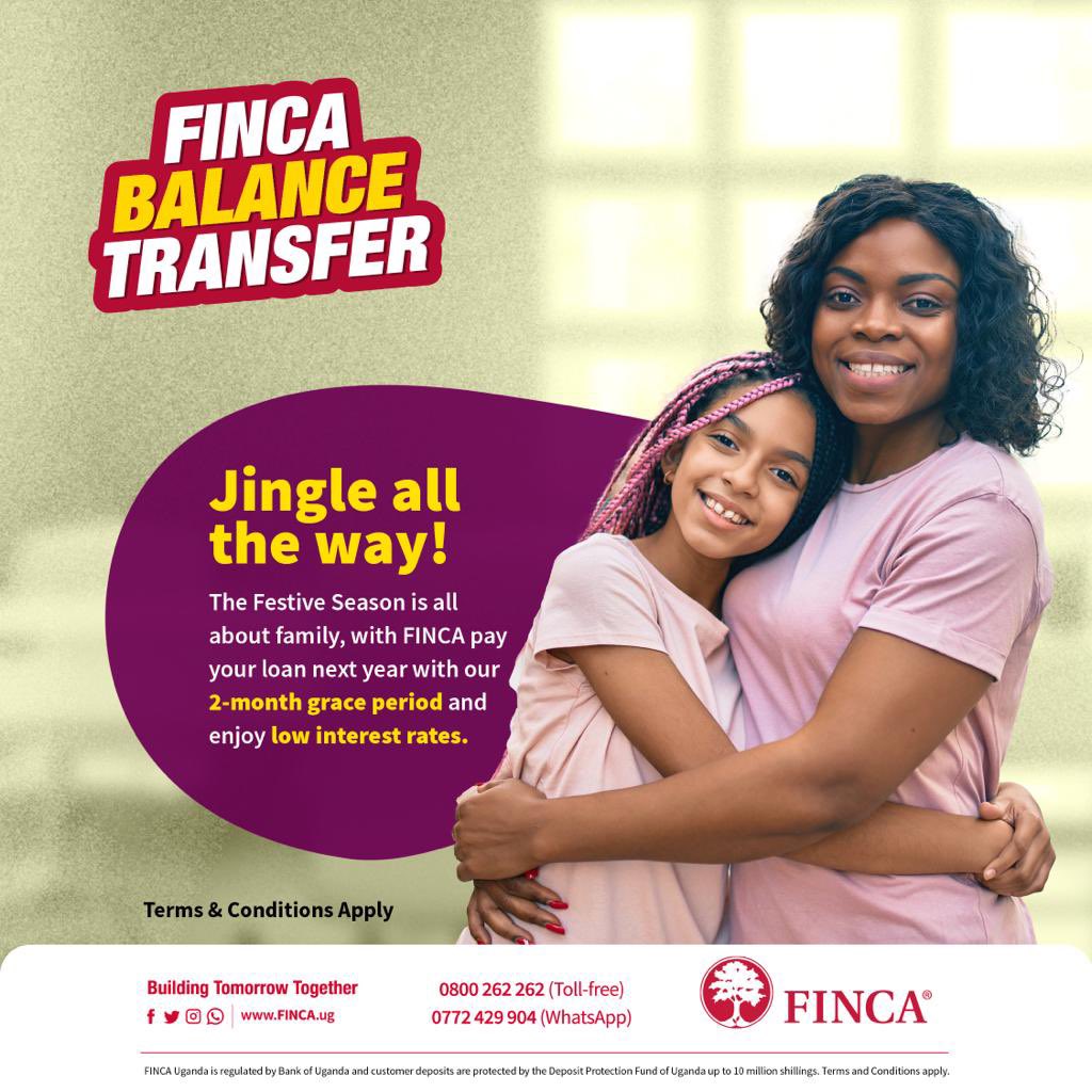 shillahshan's tweet image. Christmas from @FINCA_Uganda came  early with the #BalanceTransfer Campaign 

Here is what you need to do, transfer a loan above 20,000,00ugx from another institution to Finca before 31st Dec ….#TomorrowIsHere