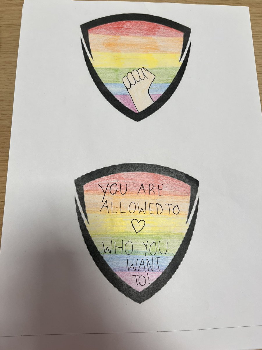 Some lovely badges of support today from S2! #RRS #UNCRC #Article2 #equity <a href="/LossiemouthS/">Lossiemouth High School</a> <a href="/LossiemouthRrs/">Lossiemouth High RRS</a> 🏳️‍🌈 🏳️‍⚧️