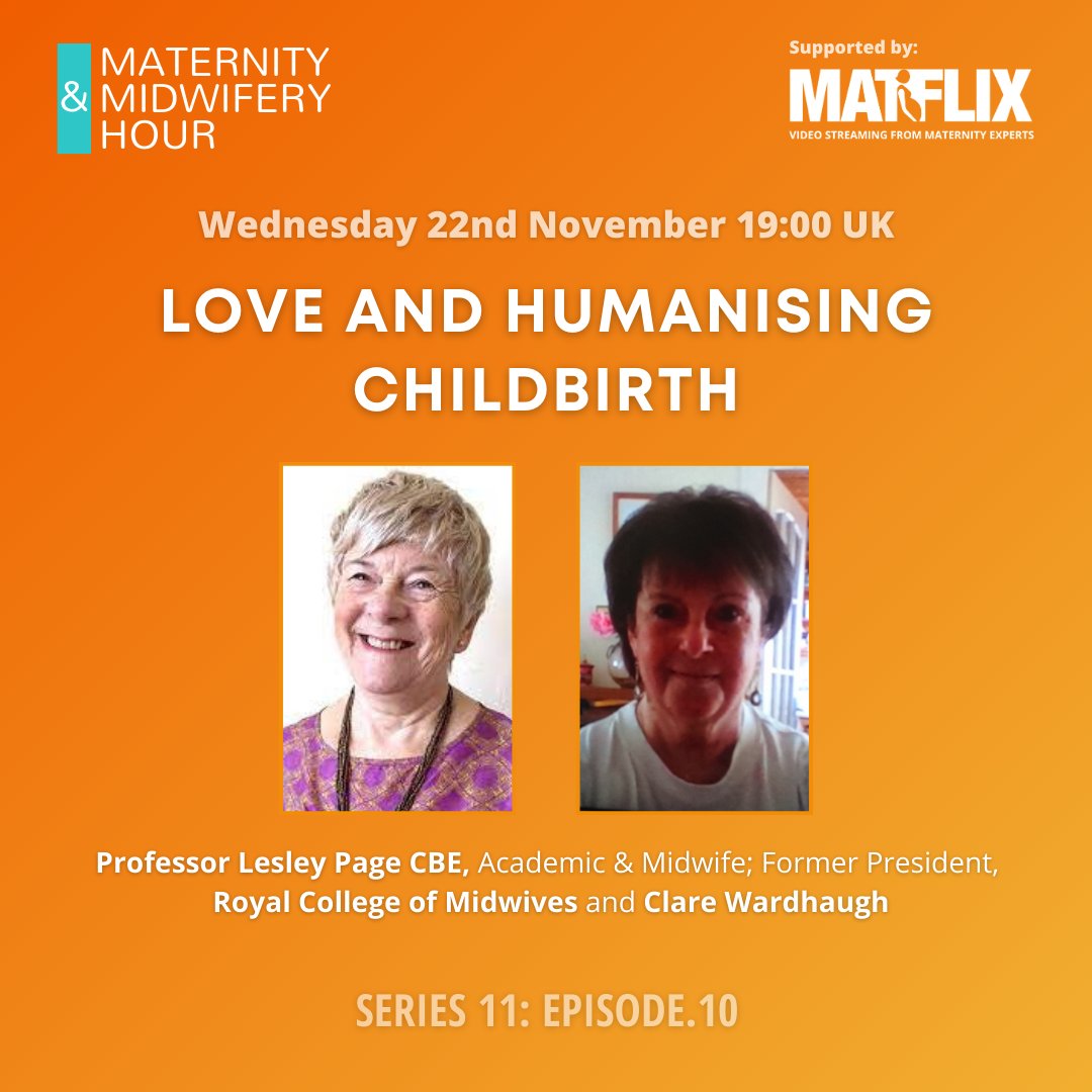 MATFLIX (@watchmatflix) on Twitter photo New blog post! Catch up on the Midwifery Hour with presentation from Professor Lesley Page CBE and Clare Wardhaugh.
<a href="/SueMacMidwife/">Sue Macdonald RM RN FRCM (Hon)</a>
matflix.co.uk/series-11-ep-1…
<a href="/MidwiferyForum/">Maternity & Midwifery Forum</a> New blog post! Catch up on the Midwifery Hour with presentation from Professor Lesley Page CBE and Clare Wardhaugh.
<a href="/SueMacMidwife/">Sue Macdonald RM RN FRCM (Hon)</a>
matflix.co.uk/series-11-ep-1…
<a href="/MidwiferyForum/">Maternity & Midwifery Forum</a>
