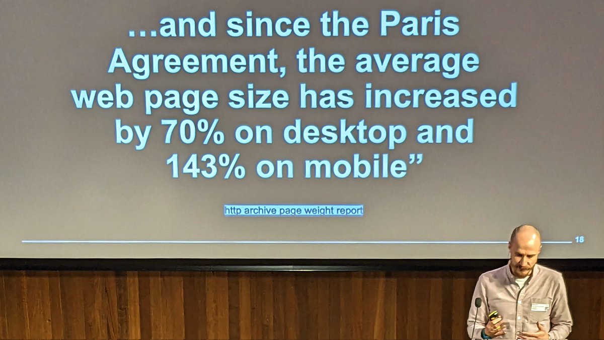 MrJohnSear's tweet photo. Super dense & informative talk from
Neil @TPXimpact
I've lost track of the number of times a website is rendering an image a few square centimetres - turns out it's an enormous 5MB png!
#MuseTech23 #MuseTech2023 https://t.co/N4DFySet17