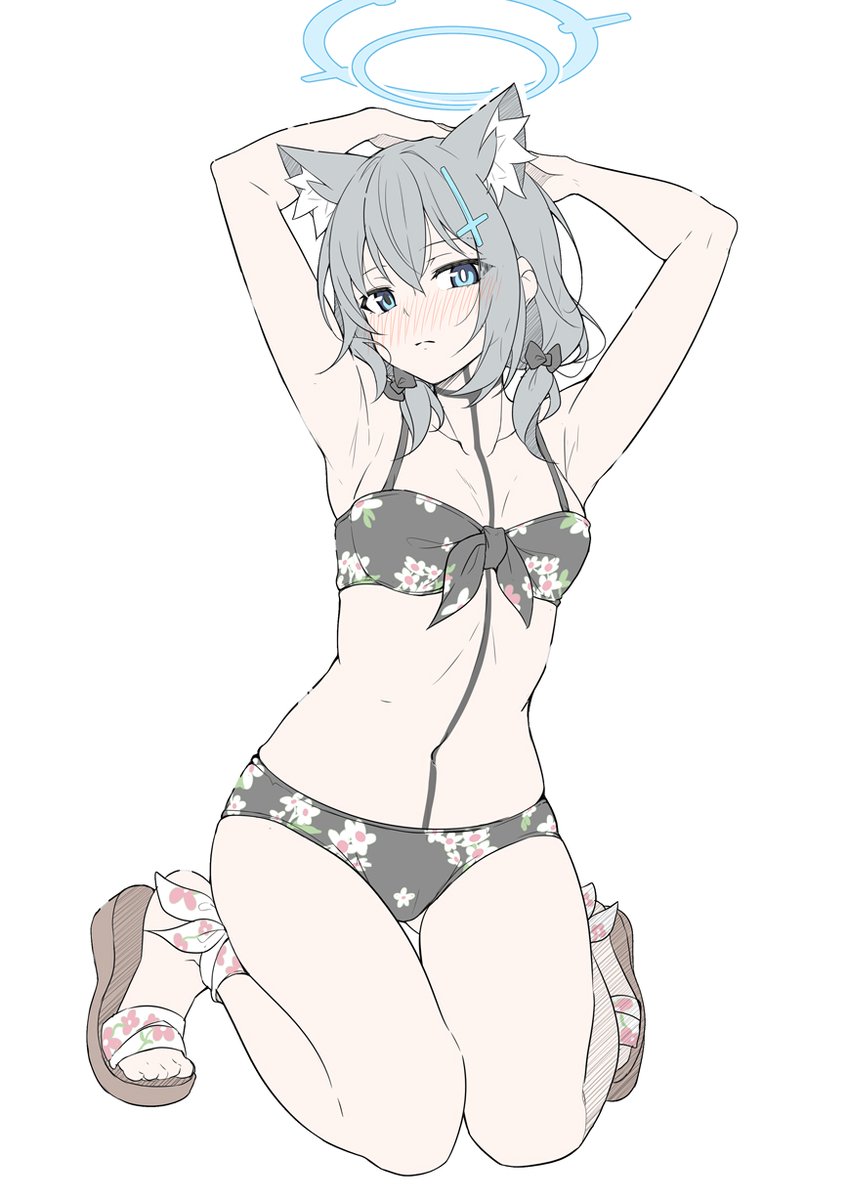 砂狼シロコ(ブルアカ) 「(Commish) 」|ちこせわとのイラスト