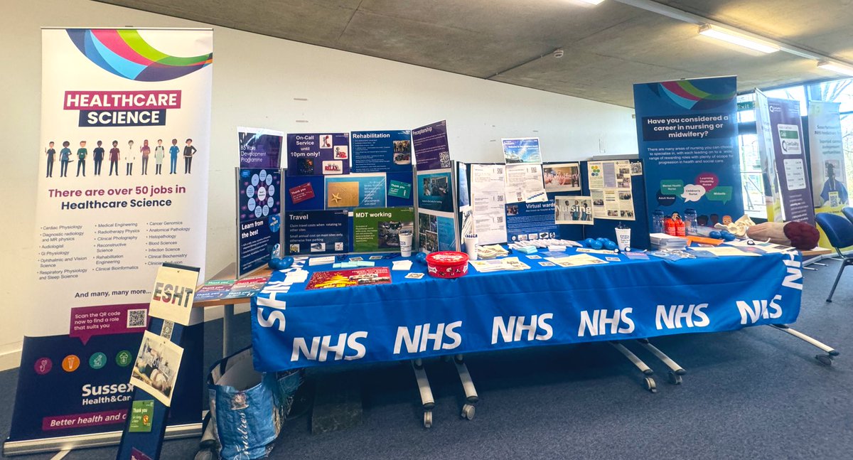 Soumya Sononey (@soumyasononey) on Twitter photo Successful Career's Fair ππ<a href="/OfficialBHAFC/">Brighton & Hove Albion</a>
We represented on behalf of East Sussex Healthcare NHS Trust <a href="/ESHTNHS/">East Sussex Healthcare NHS Trust</a>
<a href="/ESHT_AHPs/">ESHT_AHPs</a> ESHT Representatives from AHP team, OT team, Physio team, Adult Nursing team and Midwife team along with our recruitment team
<a href="/ESHT_people/">ESHT Engagement & Wellbeing</a> <a href="/ESHTEquality/">ESHT Equality & Diversity</a> Successful Career's Fair ππ<a href="/OfficialBHAFC/">Brighton & Hove Albion</a>
We represented on behalf of East Sussex Healthcare NHS Trust <a href="/ESHTNHS/">East Sussex Healthcare NHS Trust</a>
<a href="/ESHT_AHPs/">ESHT_AHPs</a> ESHT Representatives from AHP team, OT team, Physio team, Adult Nursing team and Midwife team along with our recruitment team
<a href="/ESHT_people/">ESHT Engagement & Wellbeing</a> <a href="/ESHTEquality/">ESHT Equality & Diversity</a>