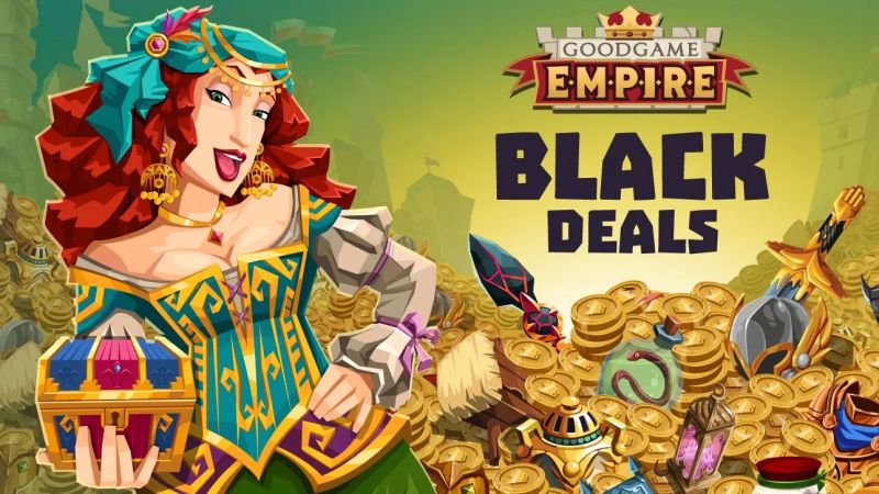 #BlackFriday ist wirklich überall. Selbst im #Browsergame #GoodgameEmpire könnt ihr die nächsten Tage sparen. 

cutt.ly/JwITUdmq