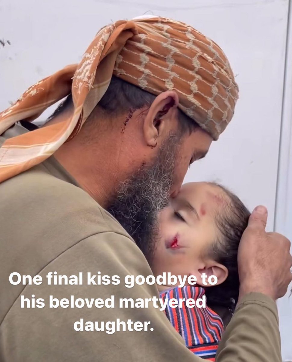 ghidaarnaout's tweet photo. I will never forget this image of this father and his beautiful daughter for as long as I live. https://t.co/snbqWIYZVA