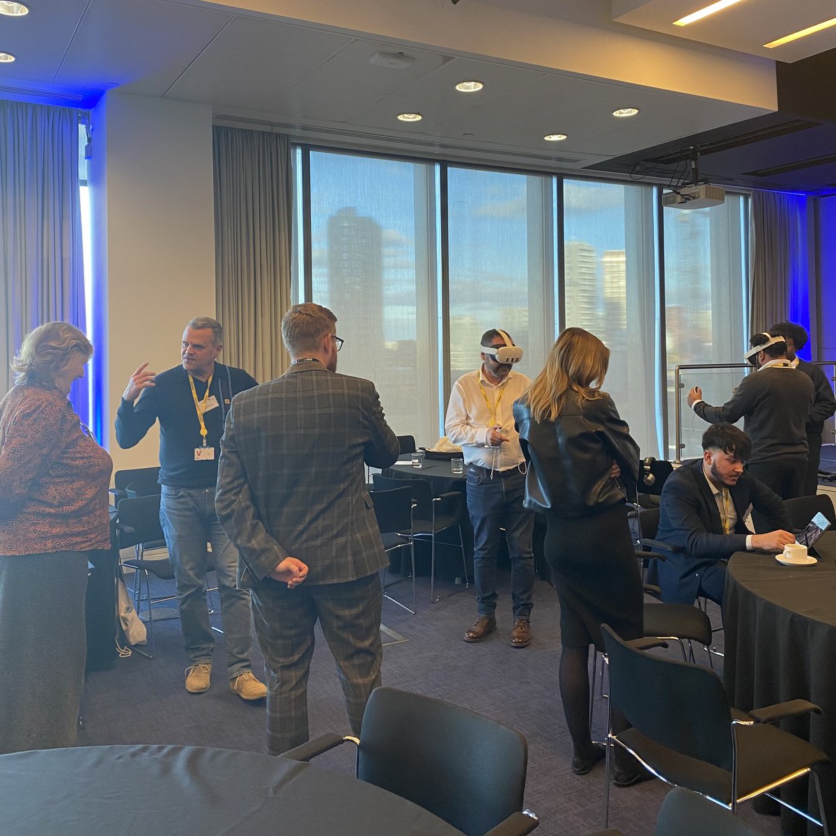 Breakout Session 2: Virtual Reality demonstration by <a href="/SalthillVr/">SaltHill VR</a>

Cheers, laughs and encouragement rang through the room as the VR head sets went on.

Salt Hill VR have worked with 19,000+ young people, to help them experience a ‘day in the life’ in different job roles.