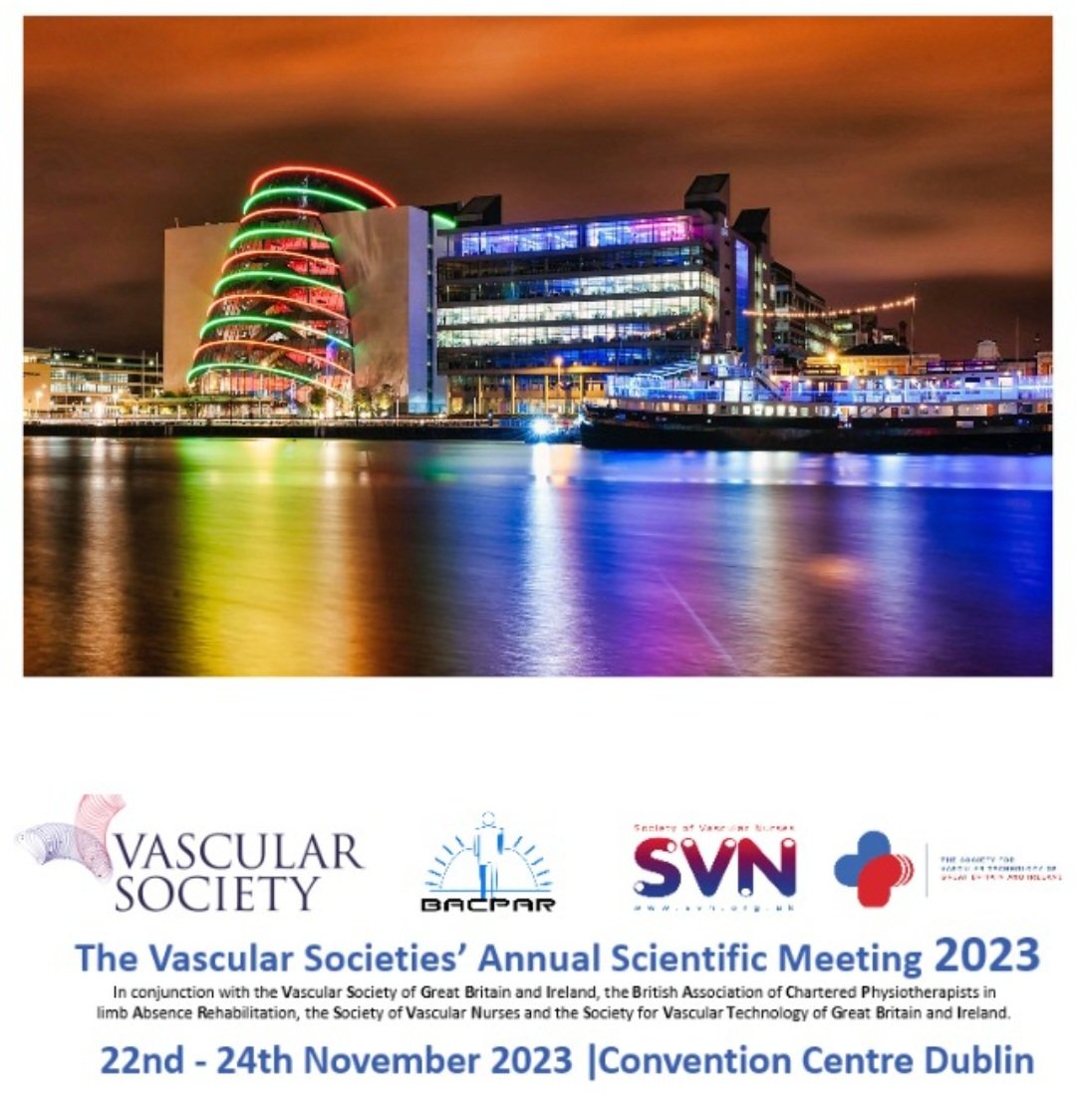 Thanks to @VSGBI @vascularnurses @BACPAR_official @svtgbi for an absolutely fabulous conference. I think Dublin will definitely be one of the most memorable ASMs for many reasons. And now, I shall curl up in bed and sleep for a week.
