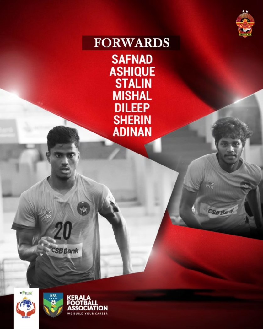 GokulamKeralaFC's tweet photo. Drumroll, please!🥁The official GKFC squad for KPL is here! 💫🔴
#GKFC #Malabarians #IndianFootball #ILEAGUE #KPLKickoff #FootballFever https://t.co/ocVHNhS7AU