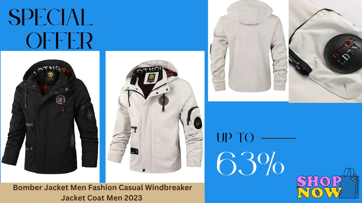 onlineshop765's tweet photo. Bomber Jacket Men Fashion Casual Windbreaker Jacket Coat Men 2023 Spring Autumn New Hot Outwear Stand Slim Military Jacket Mens 

 Visit the Website :  https://t.co/SPRlvfFj4p…

 #jackets #jacketstyle #jacketpotatoes #foryoupage #foryourpageシ #foryoupageviralシ゚ #TradingView https://t.co/XJgwZ1FWtu