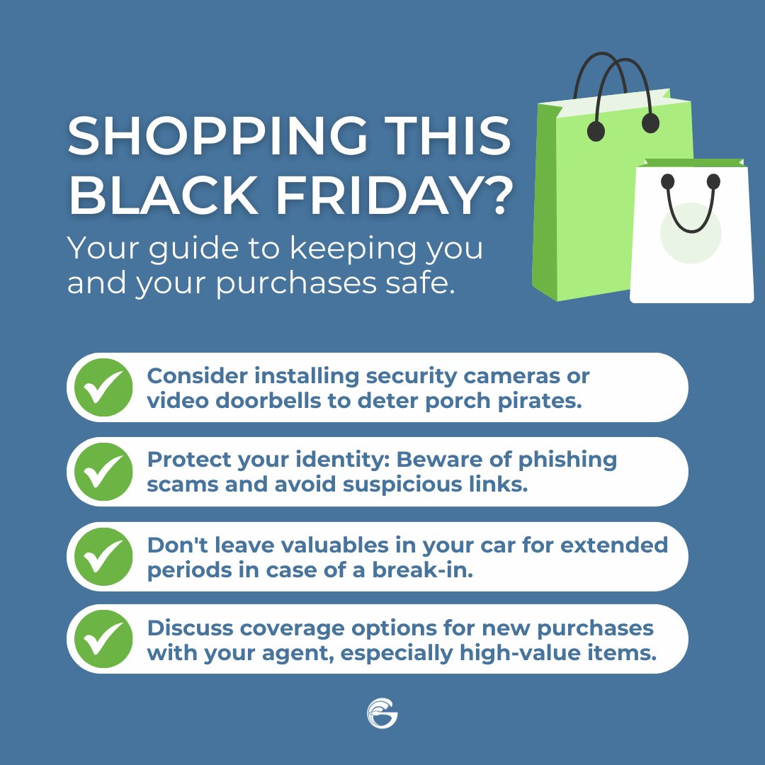 As the thrill of Black Friday shopping kicks in, it's essential to prioritize the safety and security of your new purchases. Whether you're navigating bustling stores or exploring online deals, keep these tips in mind for a stress-free shopping spree. #BlackFriday #Goosehead