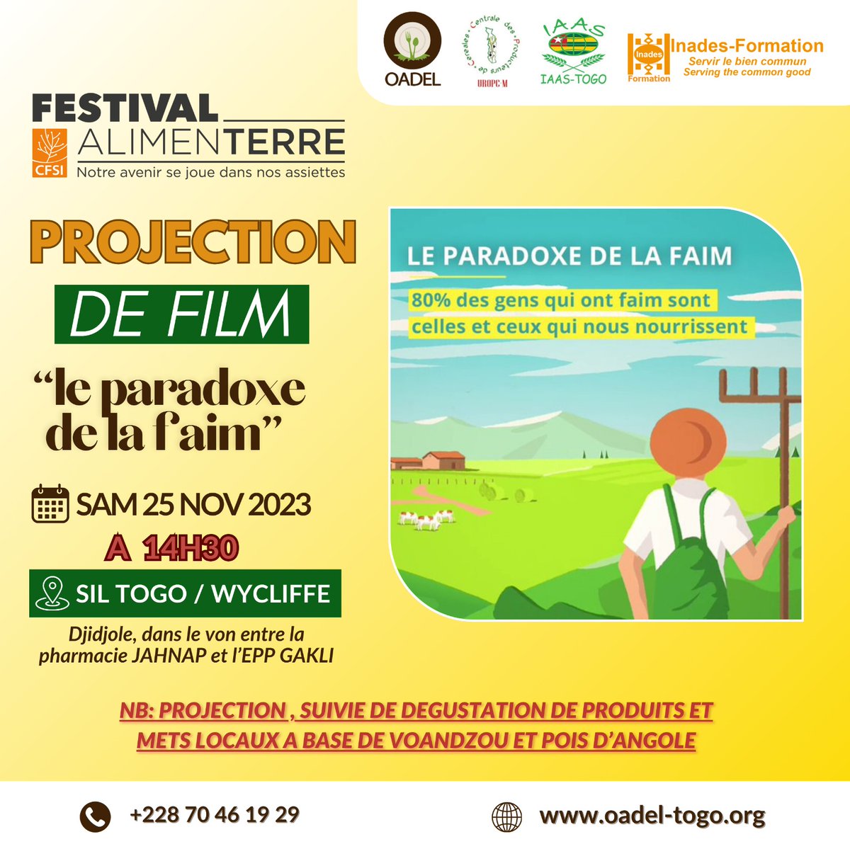 #festivaldefilmalimenterre #oadel