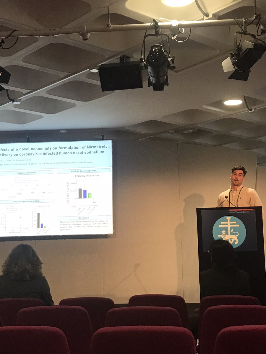 Well done to our PhD student Hugo on his first #BTSWinter2023 presentation! <a href="/ImperialNHLI/">NHLI</a>
