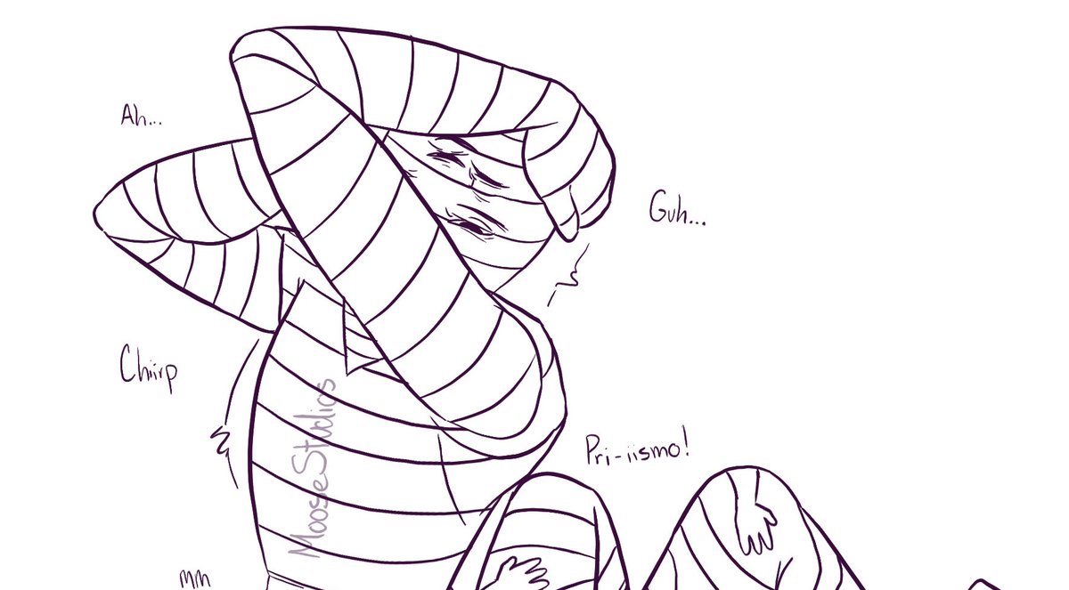 Sneak peak of a wip I’m working on! #unauthorizedwish
hope y’all like Scarab in his mummy outfit ;)