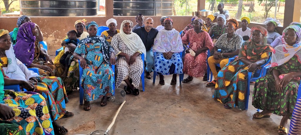 IrchadR's tweet photo. Well done for the ones who gave the right answer ! EU and @sibcigh support #Muguru and #Mognori to increase revenue. Shea trees and nuts are central to local economy. We equipped women with tools to protect themselves against snakes and to pick more nuts + access to water https://t.co/5EVfPIVfeD