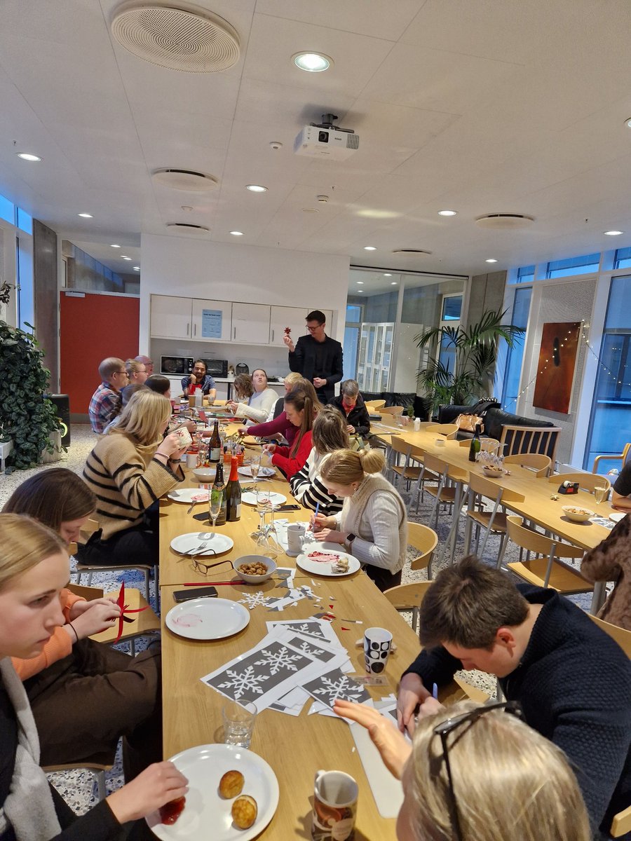 micheniels's tweet photo. Christmas preparations are taking shape with the microbiologists in #RUMM at #SDU 🎄 https://t.co/5qPz5KF5Ju