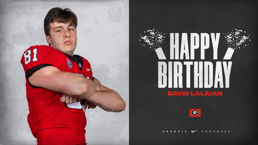Happy Birthday, <a href="/DLalaian/">David Lalaian</a> !!

#GoDawgs