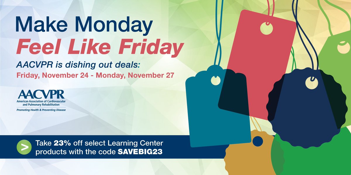 Did someone say sale? Today through Monday, November 27, use code SAVEBIG23 to receive 23% off select products in the Learning Center. buff.ly/49OYpoP #BlackFriday #CyberMonday