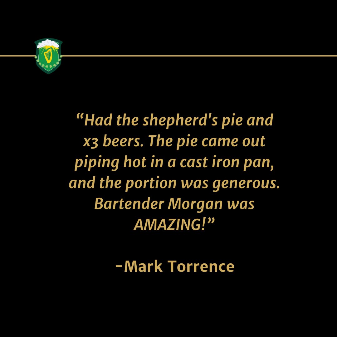 IrishBrigadeLW's tweet photo. Here are some recent reviews about our food but even better- how great our staff is!  👌🏼☘️

#irishpub #irishrestaurant #irishbrigade #irishbar #palmbeach #palmbeaches #lakeworth #lakeworthbeach #localpub #localbar #bartenders #guinness #macncheese #shepherdspie #googlereviews https://t.co/5yRY4Y1nEa