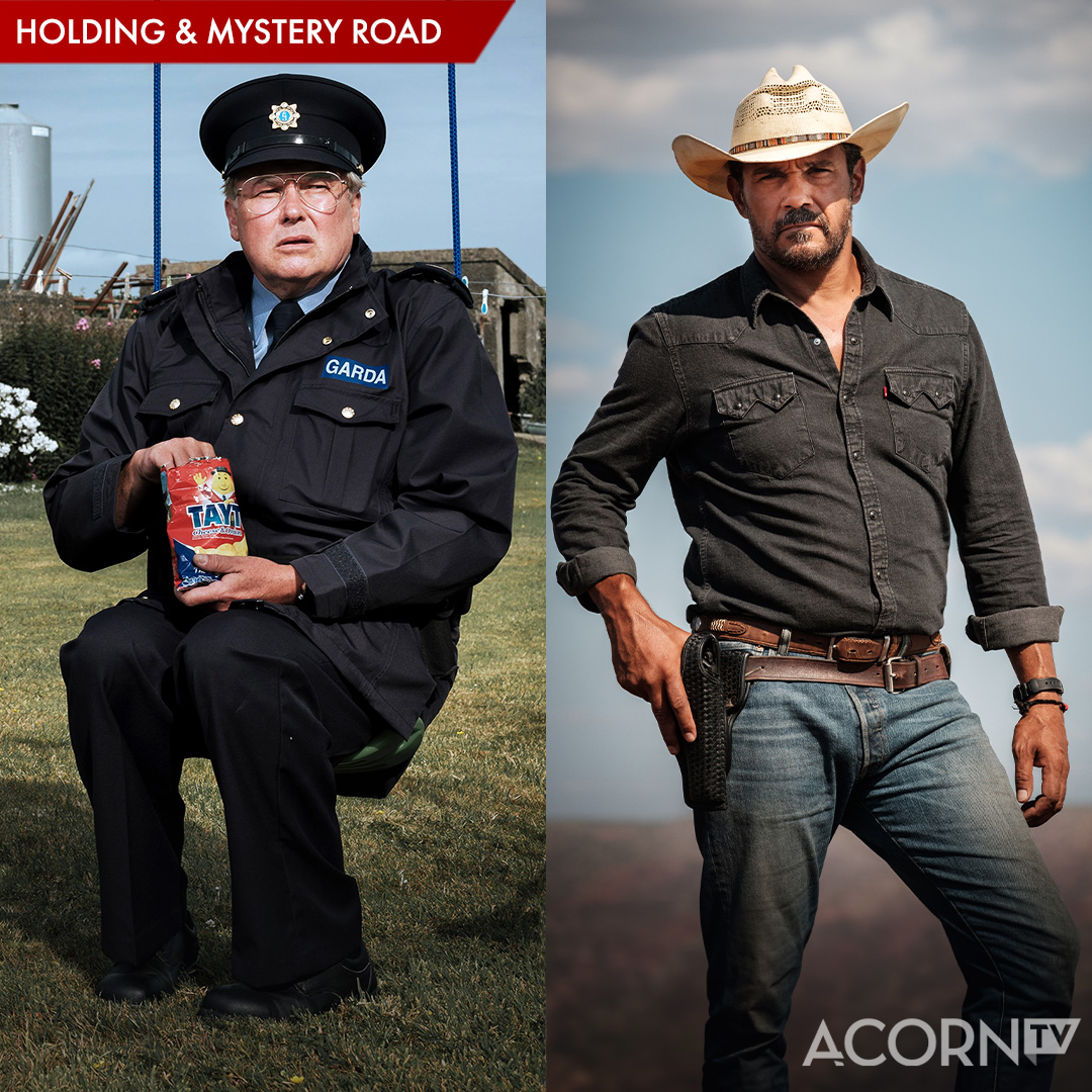 Happy birthday to these two dashing Acorn TV leading men- Conleth Hill & Aaron Pedersen! 🎂🎂