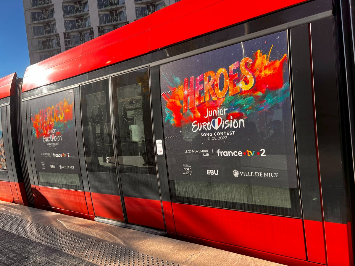 escplus_es's tweet photo. 🤩 Niza: capital europea de la música
🚈 El transporte público de la ciudad anuncia la celebración de #EurovisionJunior 2023
📸 @ivtl_
🔴 #JESC2023 #Heroes #Nice2023 https://t.co/O32zNRErEs