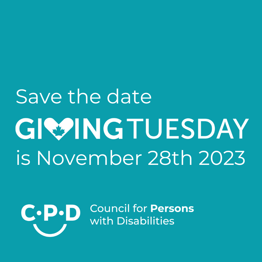 PTBOCPD's tweet photo. Save the date and join the Council for Persons with Disabilities on Nov 28th by pledging your time, skills, voice, and dollars to support equity and equality for all!
DONATE: https://t.co/as4EQYn0pj
#WhyIGiveCPD #Accessibility #Disability #Inclusion #cpd https://t.co/iAu7mTvCkE