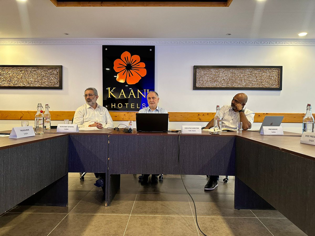 Chander Mukhi Sharma (@chandermukhis) on Twitter photo All members assembled in Maldives for first meeting of the new committee of SABA, mapping out a dynamic roadmap for upcoming year. Honored by the presence of Mr. Hagop Khajirian, FIBA's Executive Director, and grateful to the Maldives Basketball Association. <a href="/mba_maldives/">Maldives Basketball Association</a> <a href="/FIBA/">FIBA Basketball</a> All members assembled in Maldives for first meeting of the new committee of SABA, mapping out a dynamic roadmap for upcoming year. Honored by the presence of Mr. Hagop Khajirian, FIBA's Executive Director, and grateful to the Maldives Basketball Association. <a href="/mba_maldives/">Maldives Basketball Association</a> <a href="/FIBA/">FIBA Basketball</a>