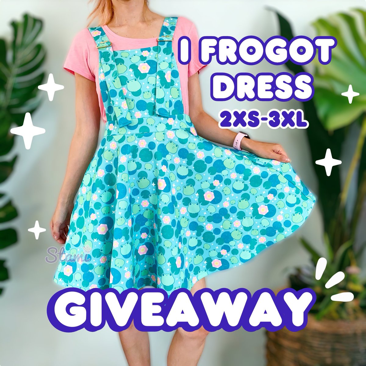 StamiStudios's tweet photo. 🐸 I Frogot How Cute My Dress Is Giveaway ✨
To enter:
⭐️ Follow Us!
💕 RT this post

Extra entries:
❤️ Tag a friend in the comments
🖼️ Enter on Instagram &amp; Threads

Worldwide shipping. Ends 10th December. Winner will be contacted by @stamistudios ONLY.
Other accounts are NOT US! https://t.co/5fJNB0ilb1