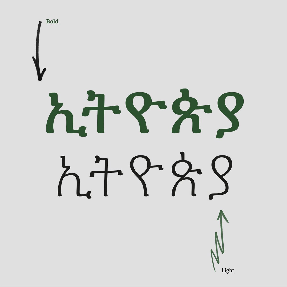 blackfoundry's tweet photo. Kefa III font with Ethiopic support! We’ve given the original Kefa’s a makeover to match the new Kefa III Latin, and now it covers Unicode 14! Find the link in our bio! 🖤💚
#type #typer #typegang #typecooker #typedrivesculture #typespire #typedesign #typedesignid https://t.co/r6HdJp4Iw4