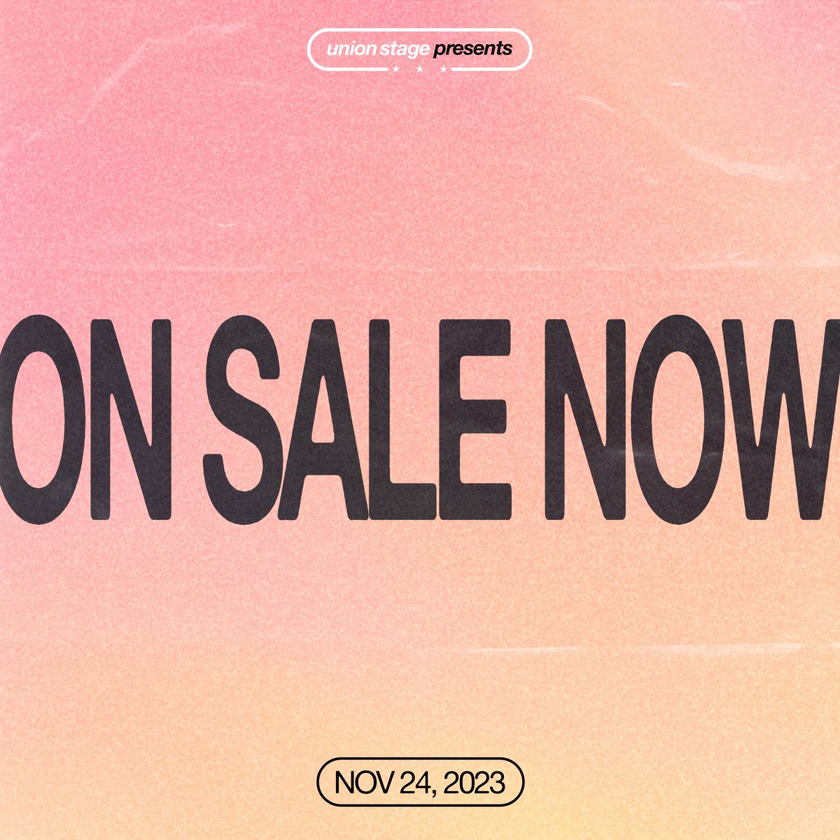 ON SALE NOW!

12.15 — Connor King
12.23 — Noche De Verano Sin Ti
1.13 — Funny Arabs by Rola Z
1.17 — berlioz
1.21 — Kiosk
1.23 — Early Eyes
1.26 — Carlos Ballarta at @capturnaround
3.10 — Gideon 

Tickets available now at the link in bio.