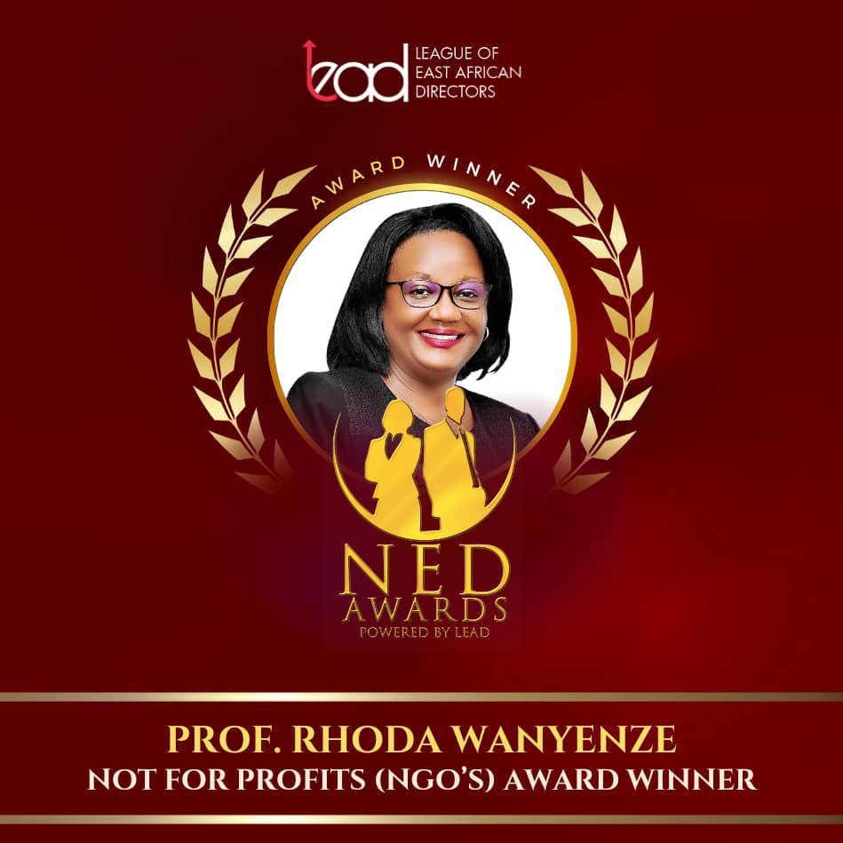 Congratulations to Makerere University Professor @RhodaWanyenze on being recognised during the NED awards. Thank you for raising Makerere’s flag high.