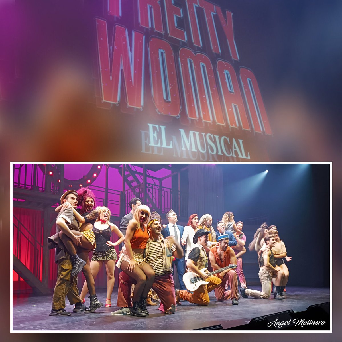 Angel_Molinero's tweet photo. Excelente velada en el Teatro EDP Gran Vía de Madrid con PRETTY WOMAN EL MUSICAL 👠 ¡Muchísimo talento sobre el escenario! ¡Muchísimas gracias y hasta muy pronto, amigos! @teatroedpgv @RogerBerruezo @CrisLlorent #Prettylocura #PrettyWomanElMusical #PrettyWoman https://t.co/znULnbGeQ6