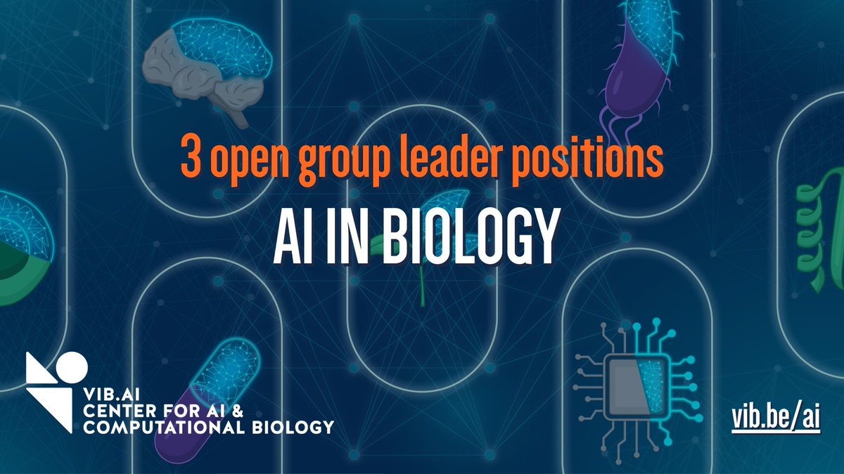 📣 We're excited to announce the opening of multiple faculty positions! Do you use and/or develop artificial intelligence methods and mechanistic mathematical models to address fundamental questions in biology? We'd love to hear from you. (Please share far and wide 🙏)