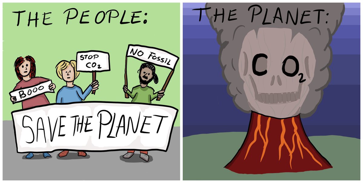ZnoopTree's tweet photo. The People vs. The Planet
#ClimateEmergency #ClimateAction #volcano #CO2 #comic #cartoon https://t.co/uc1AromQgS