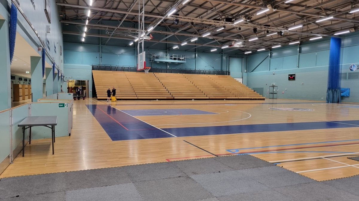 Another weekend and another major event. Set up is under way for tomorrows TAGB British Championships! #Arena #SetUp #Hosts